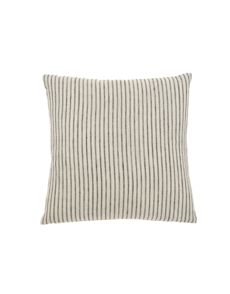 Ticking Stripe Linen Pillow 20x20