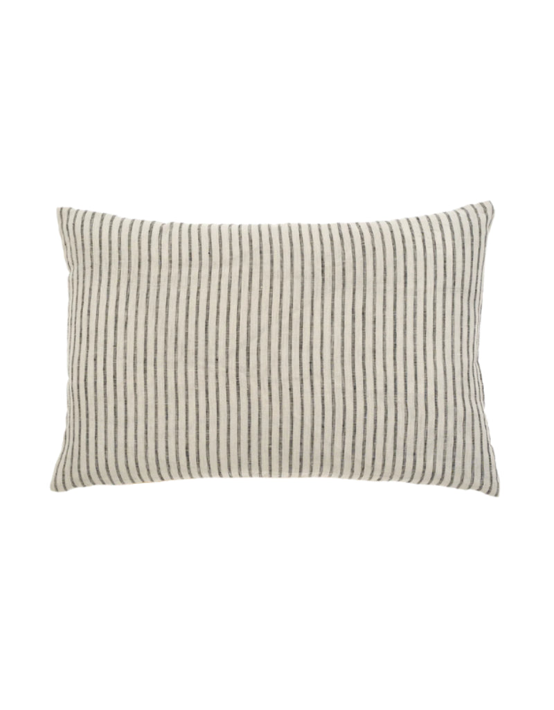 Ticking Stripe Linen Pillow 16x24