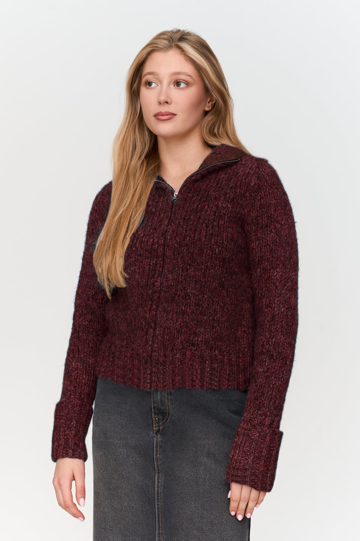 Cardigan - Bordeaux