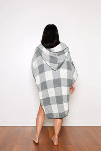 The Limited Edition Plaid Cocoon Poncho| Women's