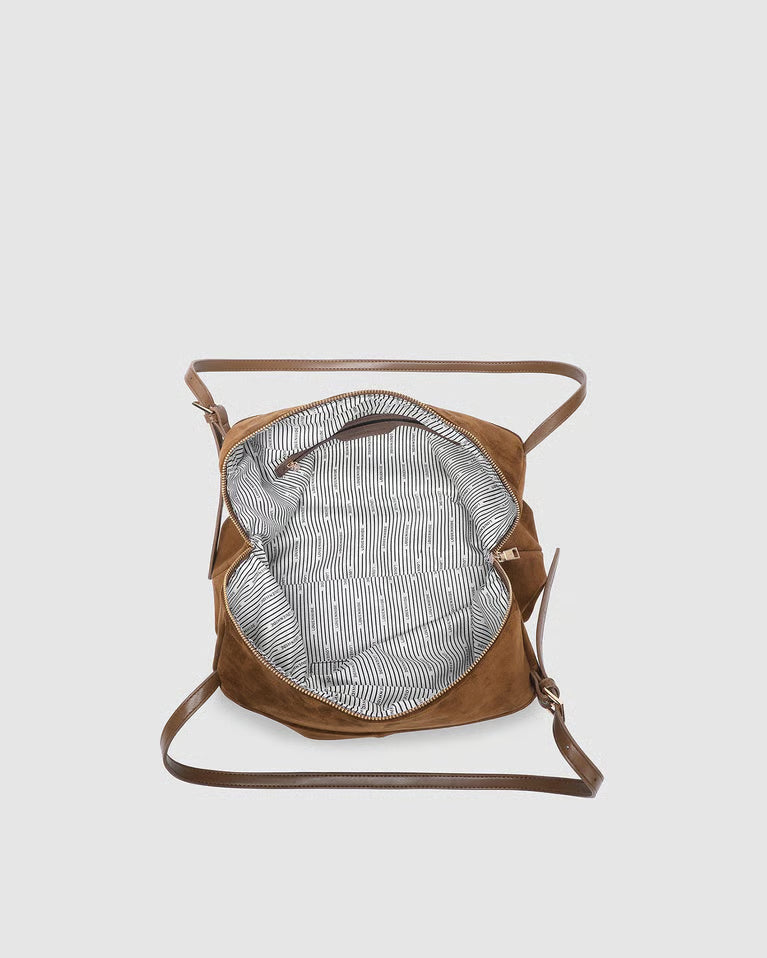 Marissa Suede Shoulder Bag