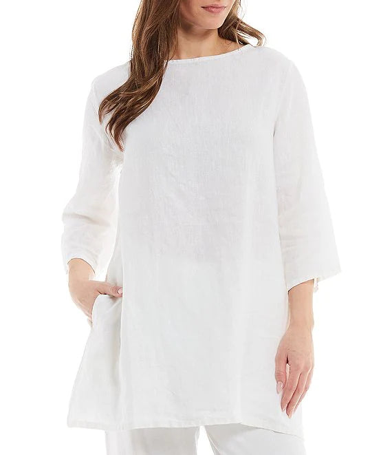 Twyla Top in Lightweight Linen