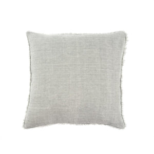 Lina Linen Cushion in Flint Grey