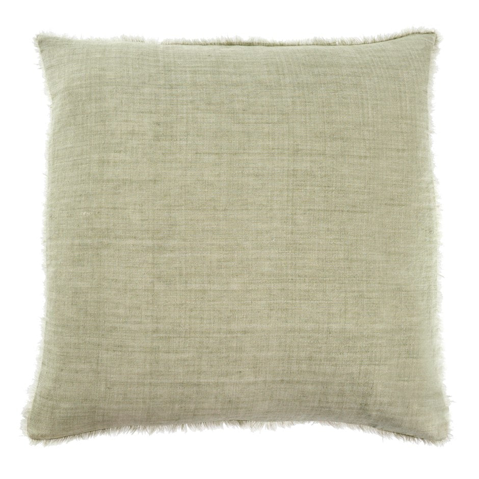 Lina Linen Pillow - Olive