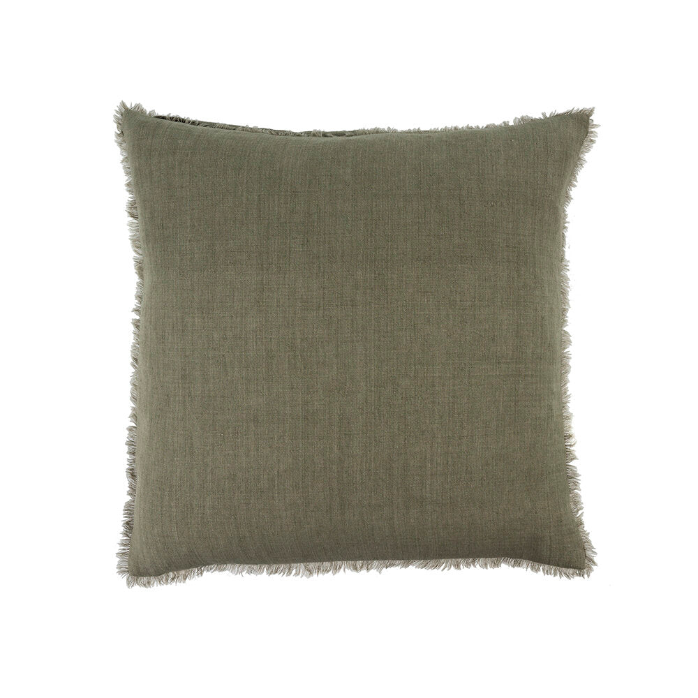 Lina Linen Cushion - Laurel