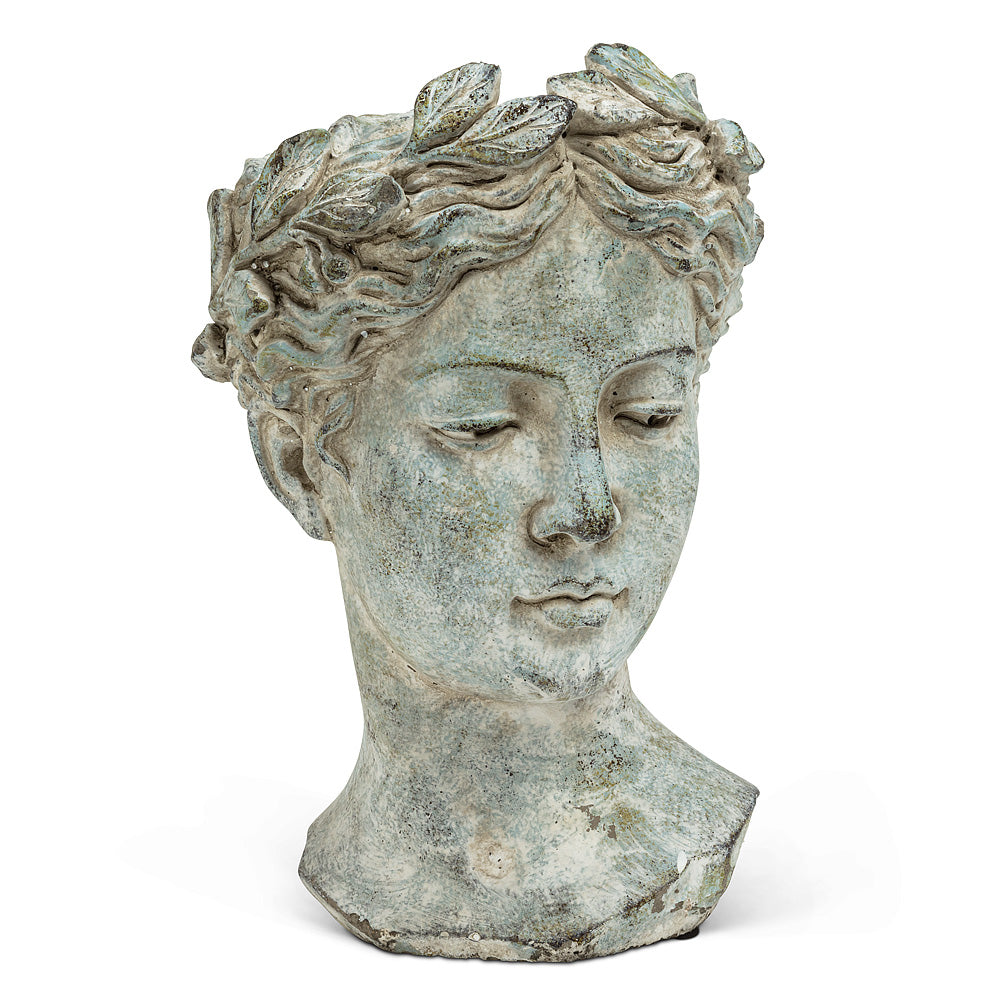 Large Woman Head Planter