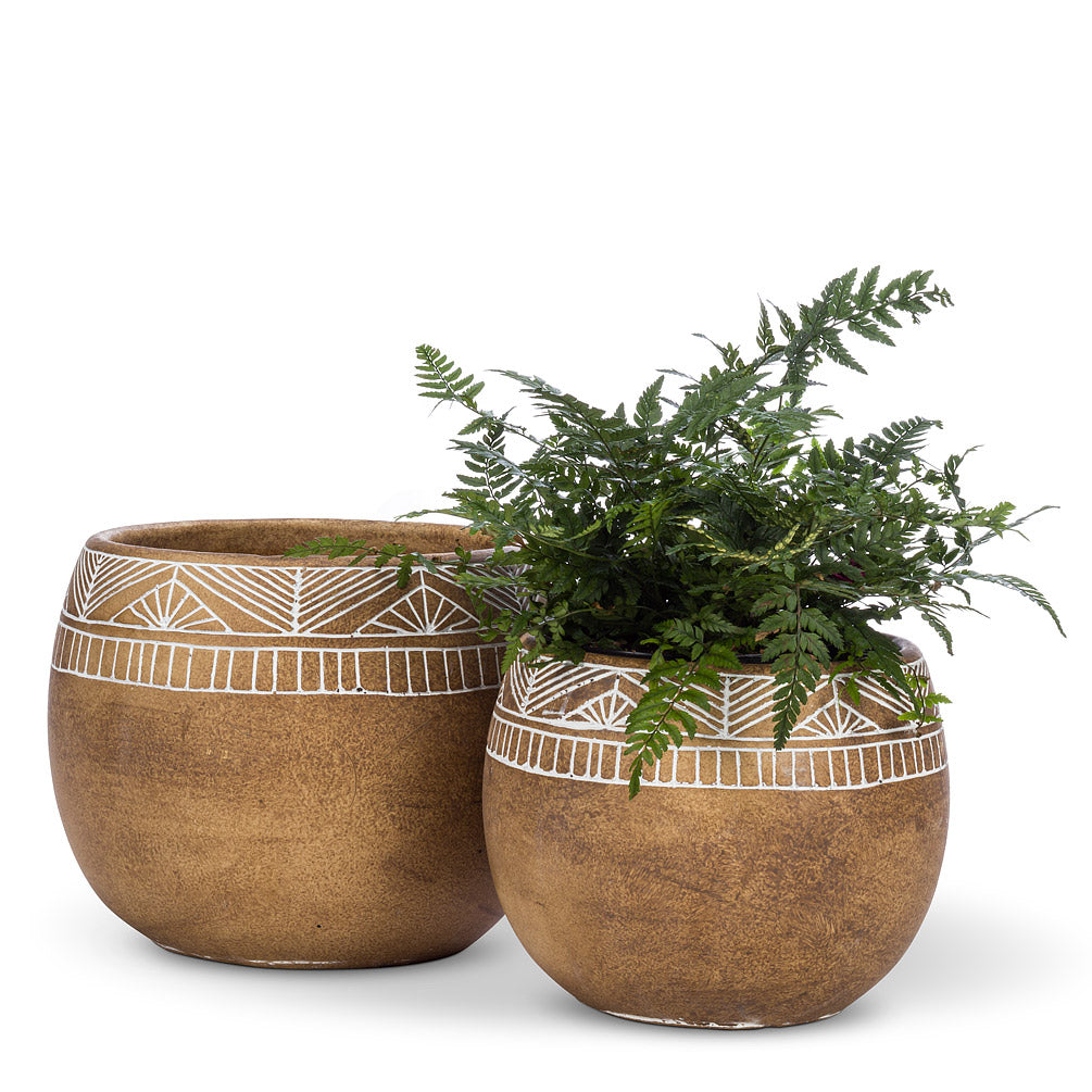 Large Tribal Band Planter