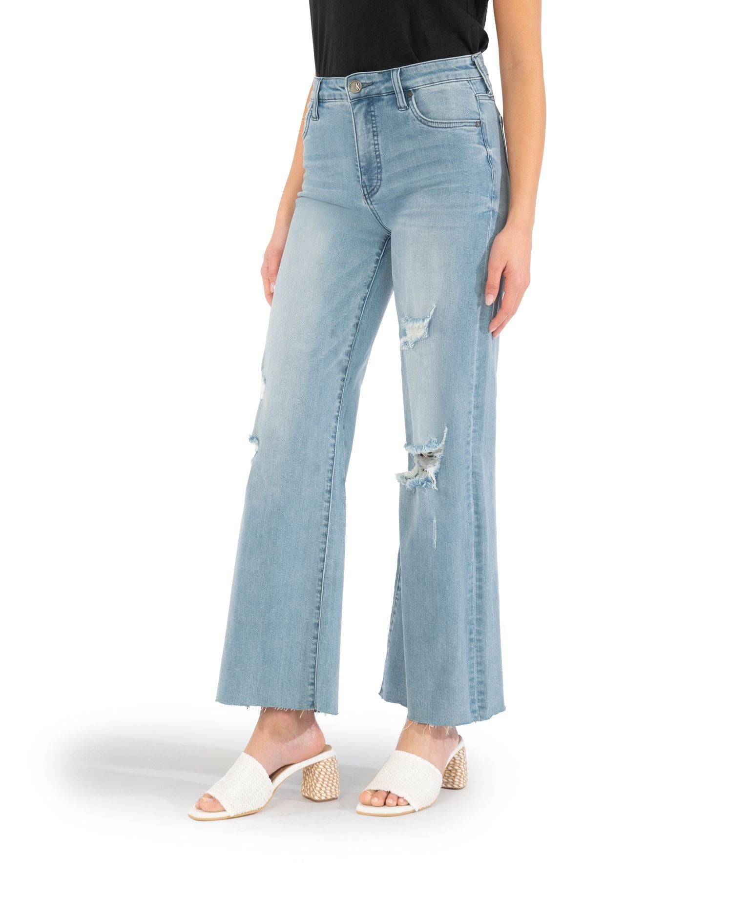 Jean - High Rise Fab Ab Super Flare (Prefer Wash)