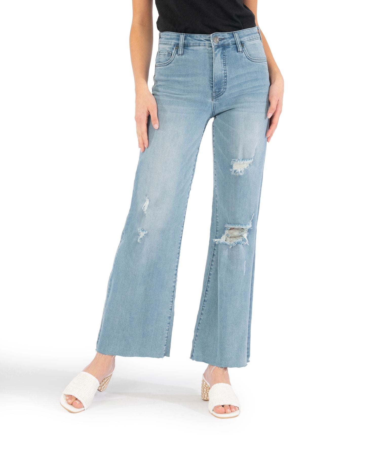 Jean - High Rise Fab Ab Super Flare (Prefer Wash)