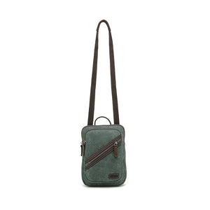 Multifunctional Waxed Canvas Backpack-Small