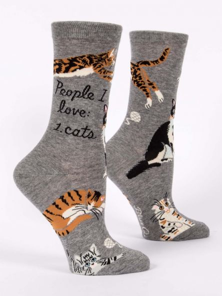 People I Love: Cats Socks-Women