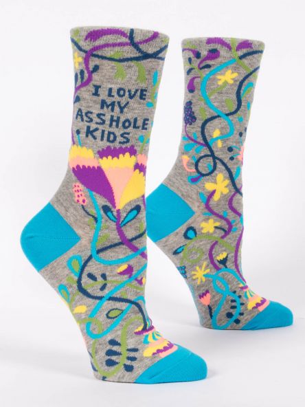 I Love My Asshole Kids Socks-Women