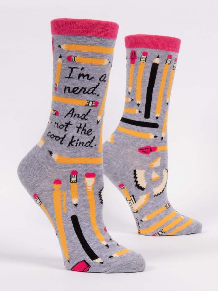 I'm a Nerd & Not The Cool Kind Socks-Women