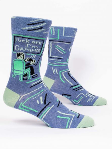 Fuck Off, I'm Gaming Socks-Men