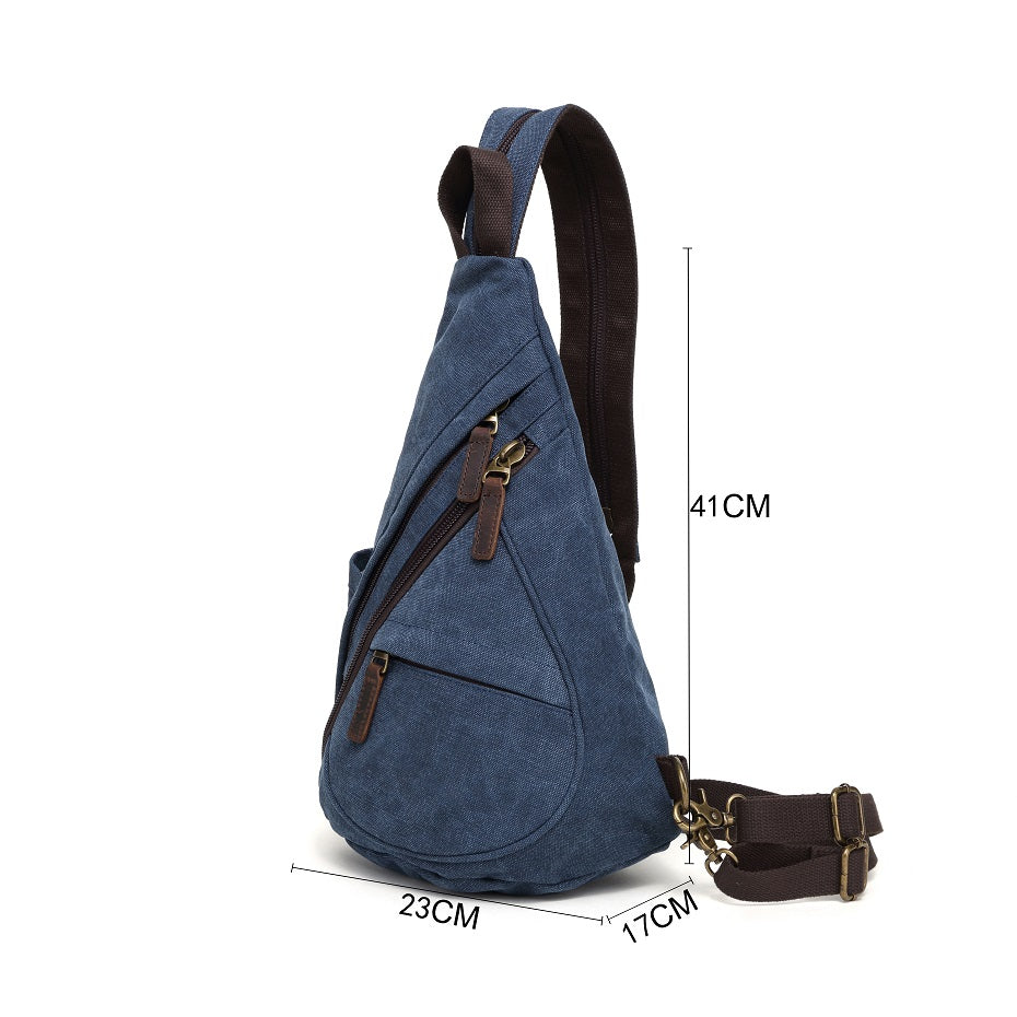 Multifunctional Canvas Sling Bag