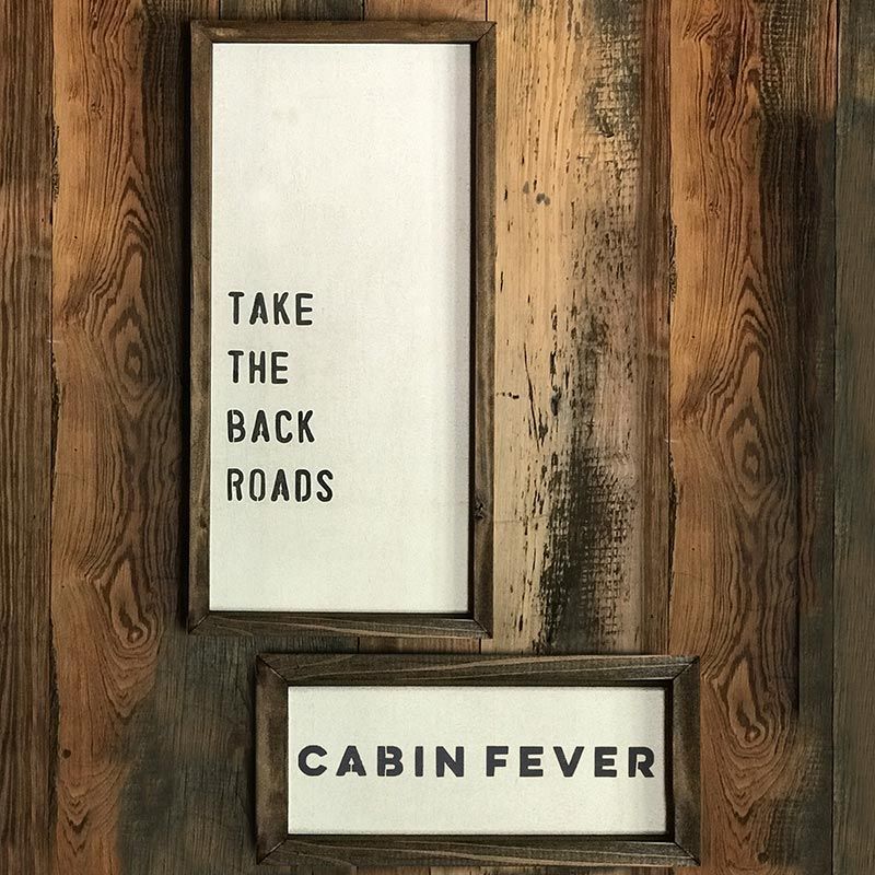 Back Roads - Framed Wall Sign