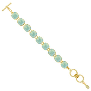 Medium Cushion Bracelet in Pacific Opal