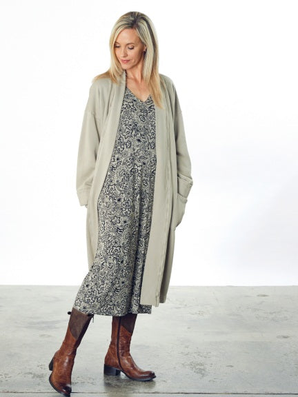 Didion Coat in Bamboo Fleece