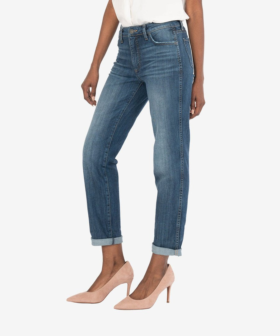 Catherine High Rise Fab Ab Boyfriend (Qualitative Wash)