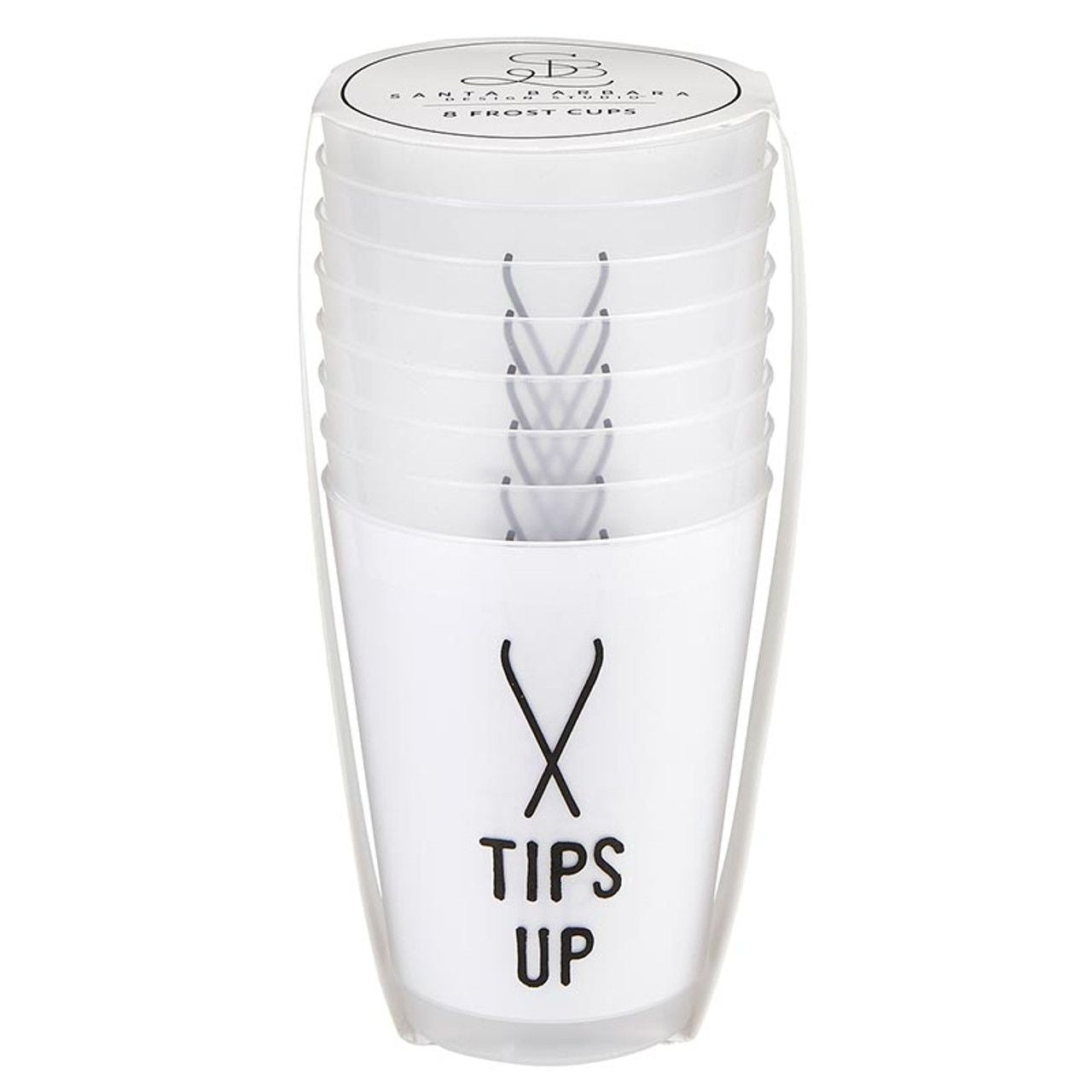 Tips Up Frosted Tumblers