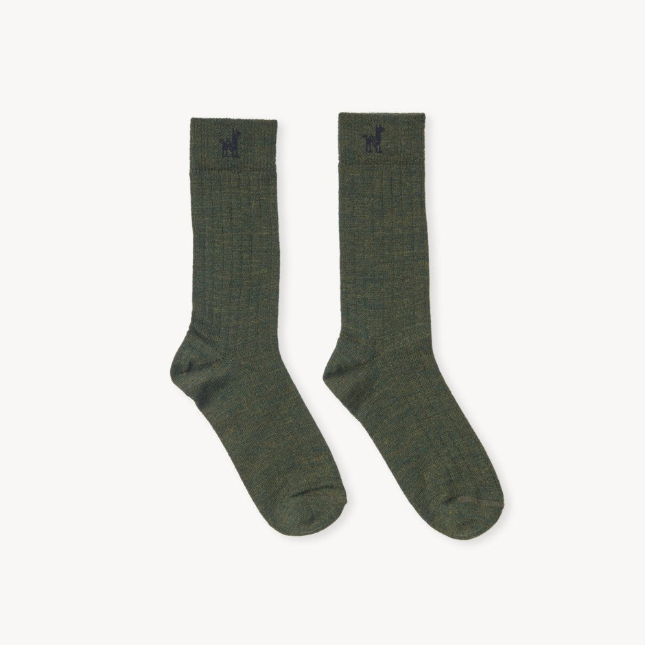 Alpaca Socks - Spruce (Unisex)