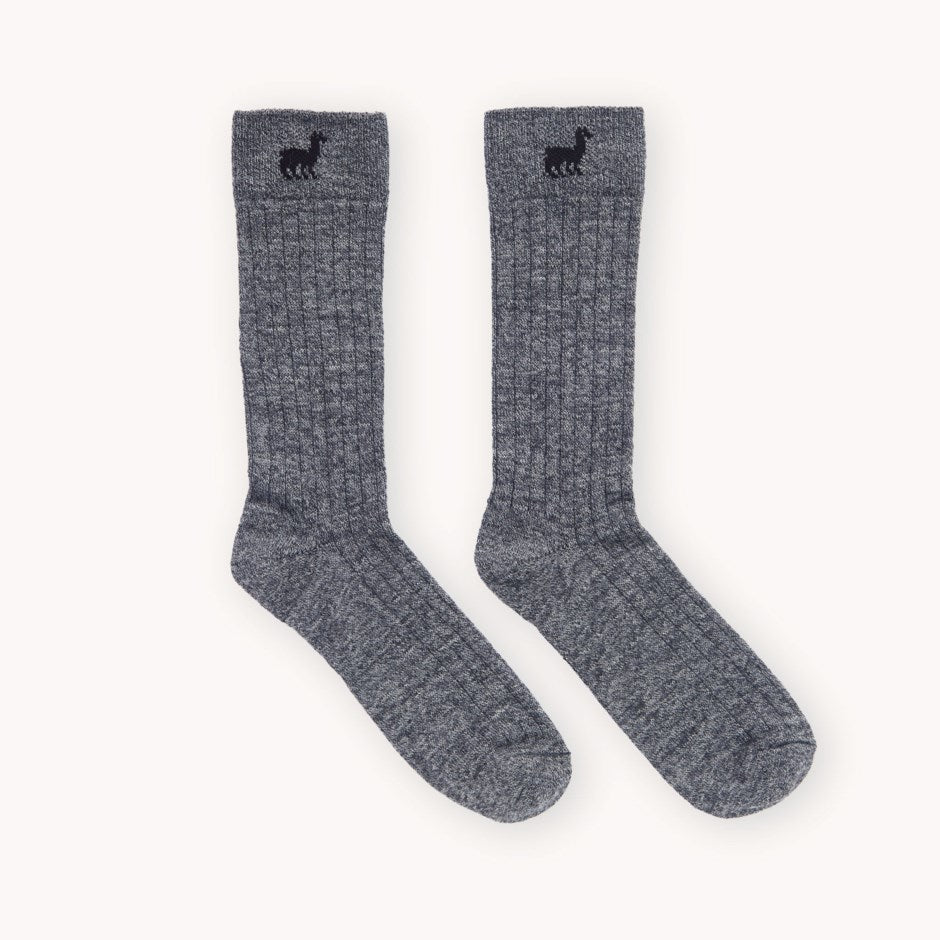 Alpaca Socks - Granite (Unisex)