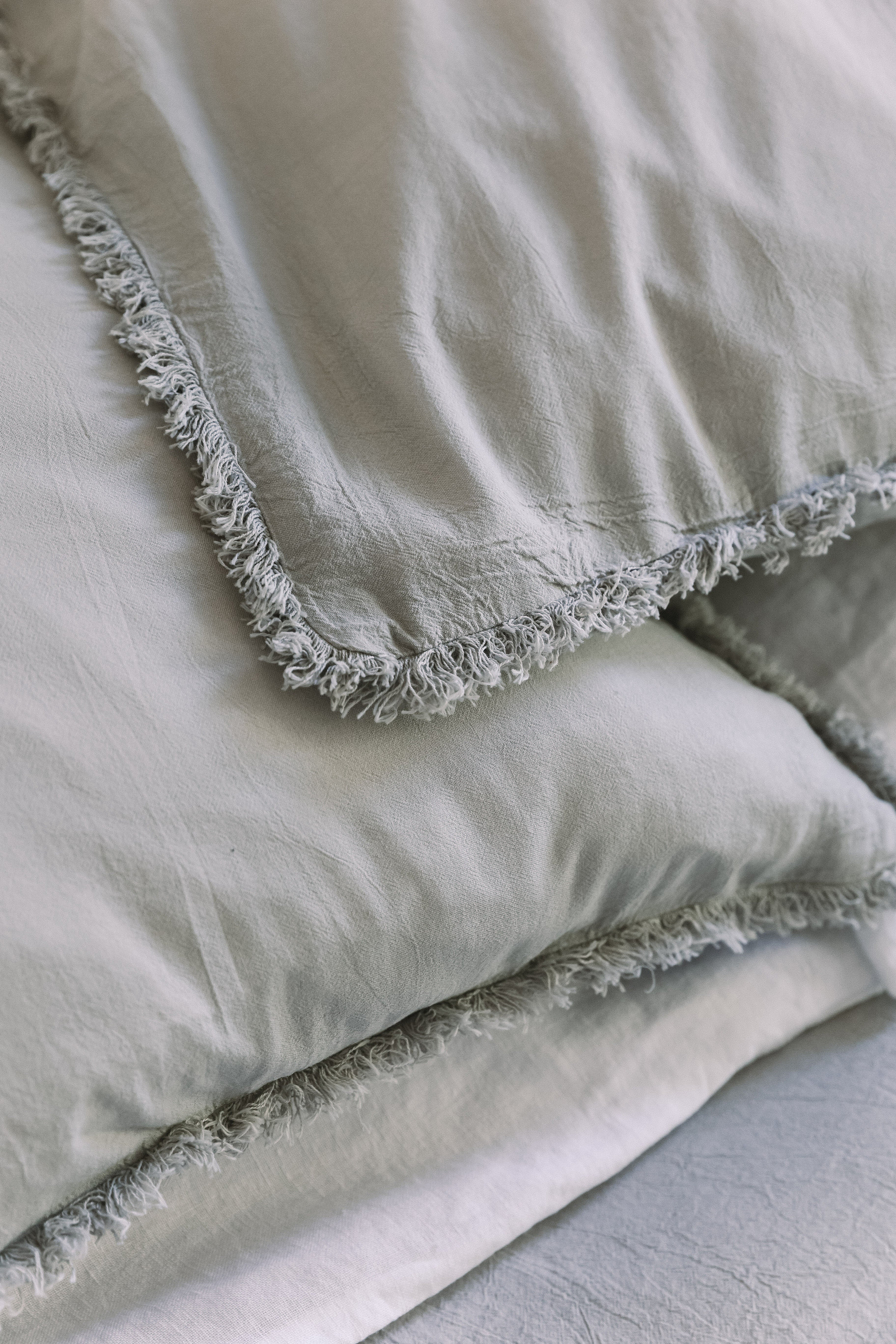 The Eve Duvet Set - Stone Grey