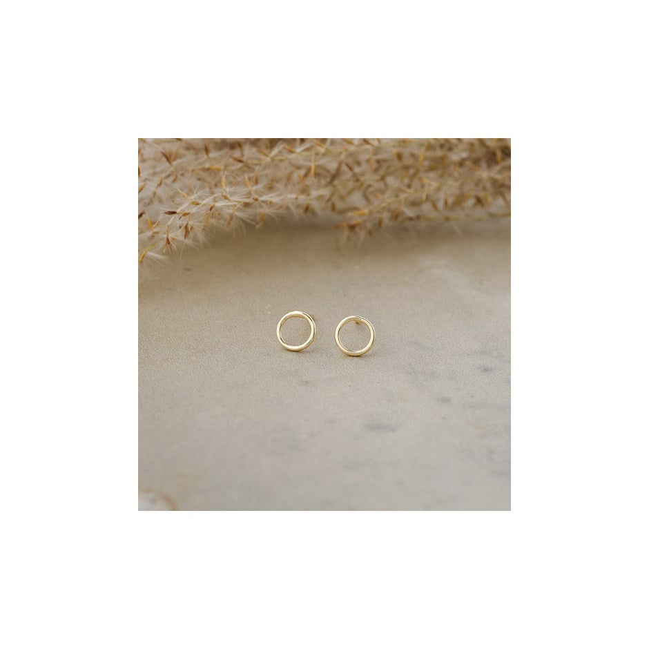 Hermosa Stud Earrings-Gold