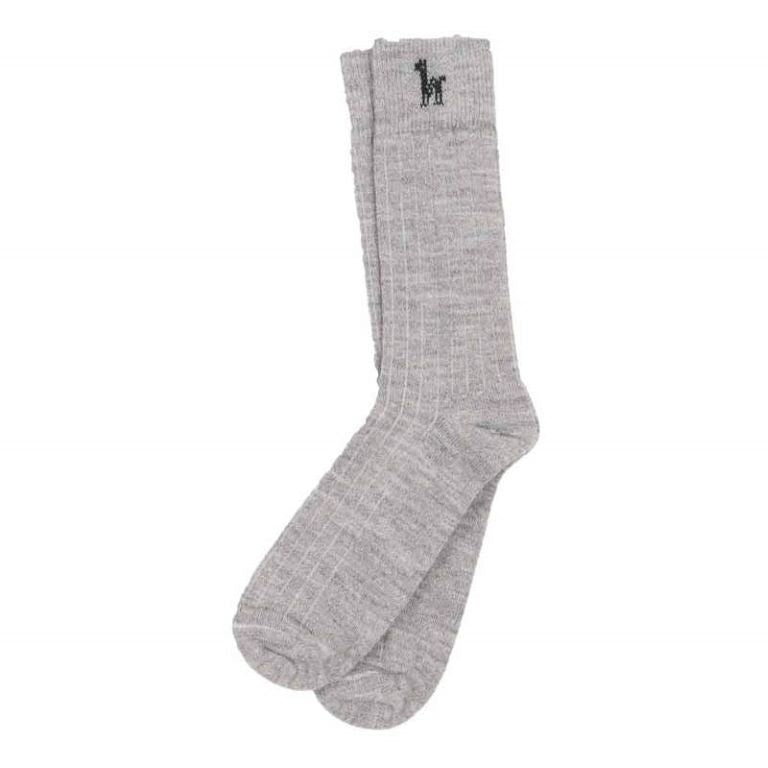 Alpaca Socks-Grey-Unisex