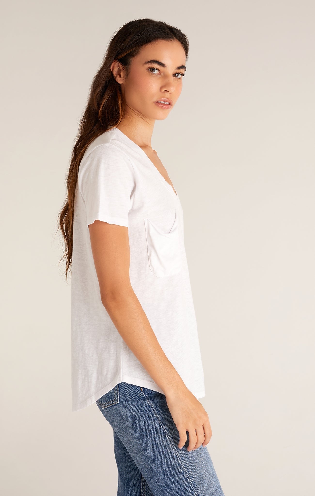 Pocket Tee-White