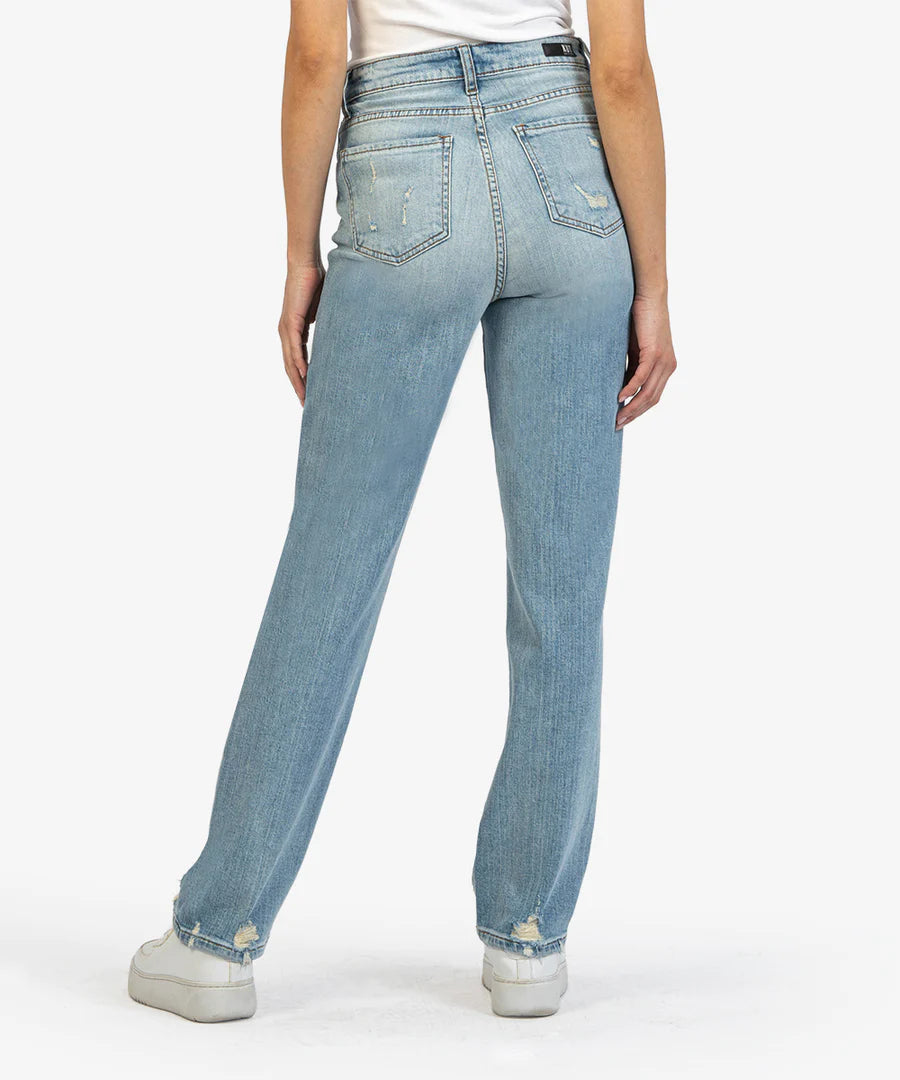 Christine - High Rise Straight Leg (Golden Wash)