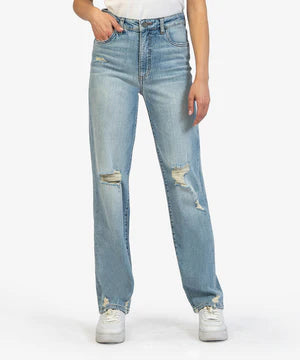 Christine - High Rise Straight Leg (Golden Wash)