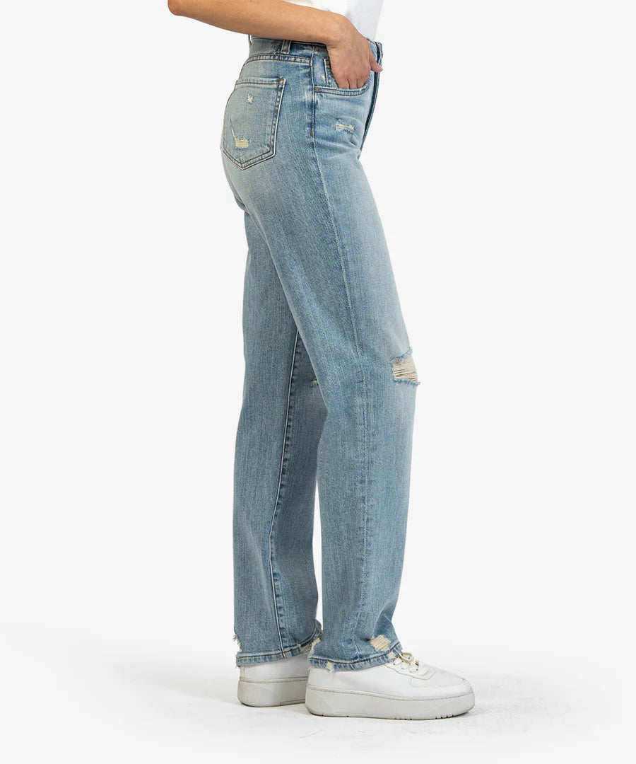 Christine - High Rise Straight Leg (Golden Wash)