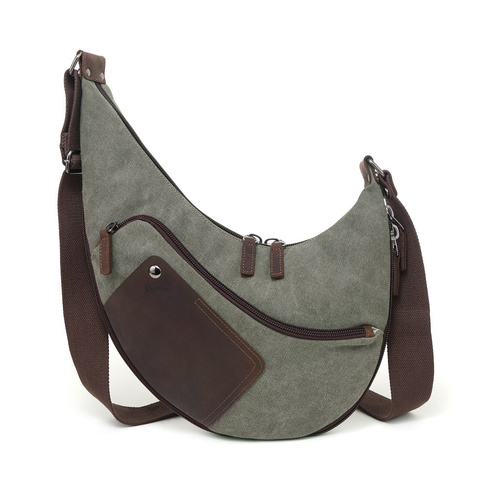 Multifunctional Canvas Sling Bag