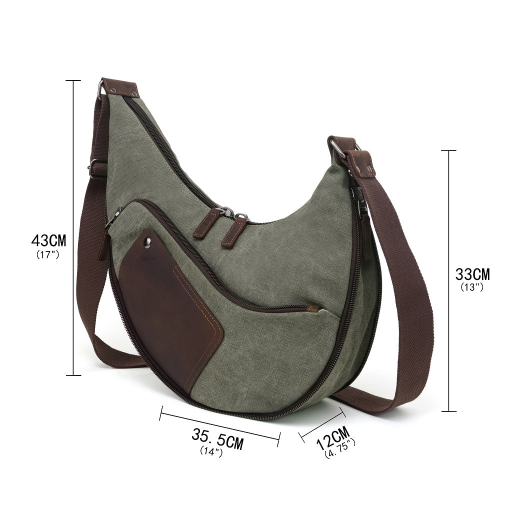 Multifunctional Canvas Sling Bag