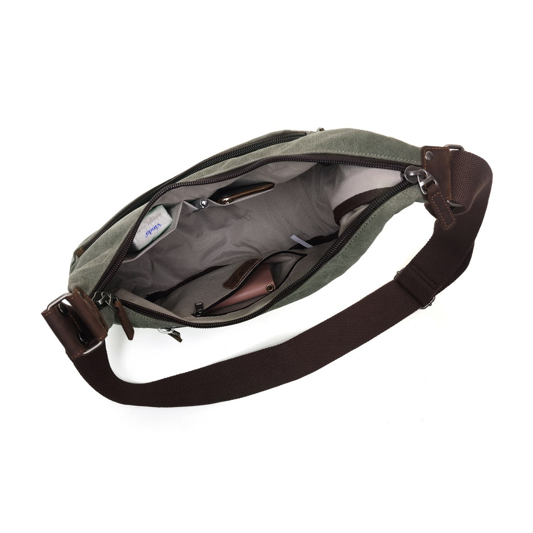 Multifunctional Canvas Sling Bag