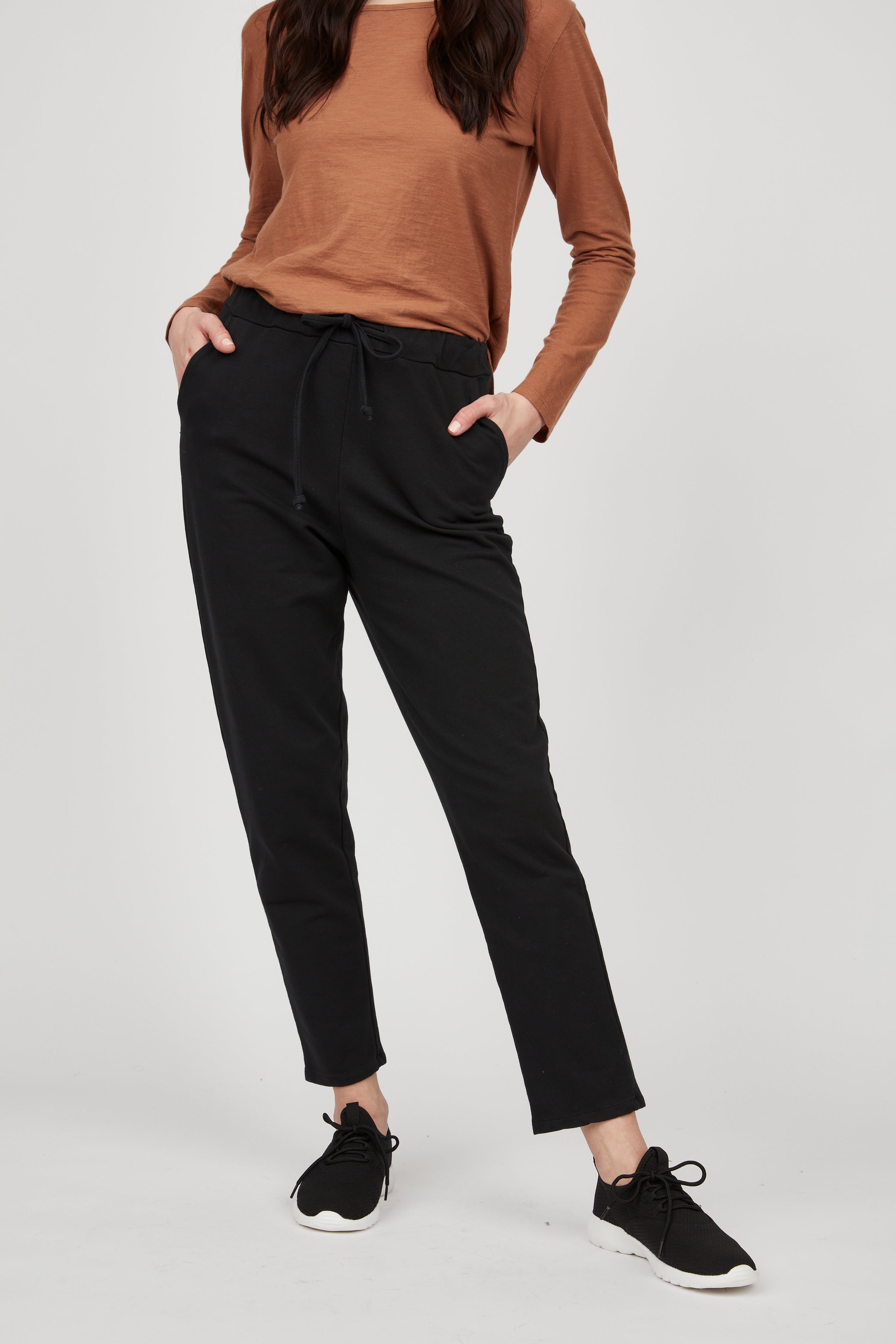 Slim Cut Jogger Pant in Terry Cotton