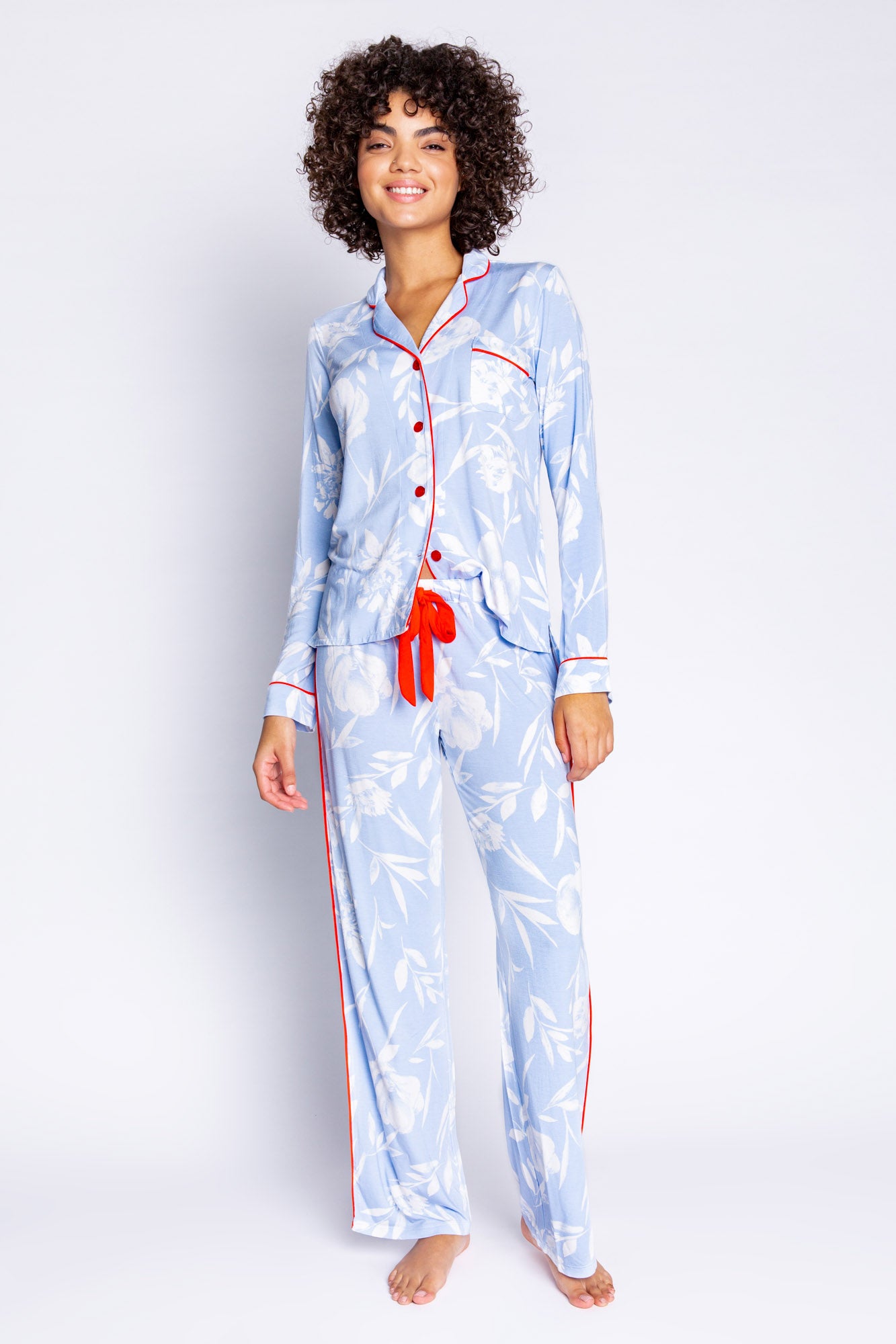 Modal Jersey PJ Set - Ice Blue