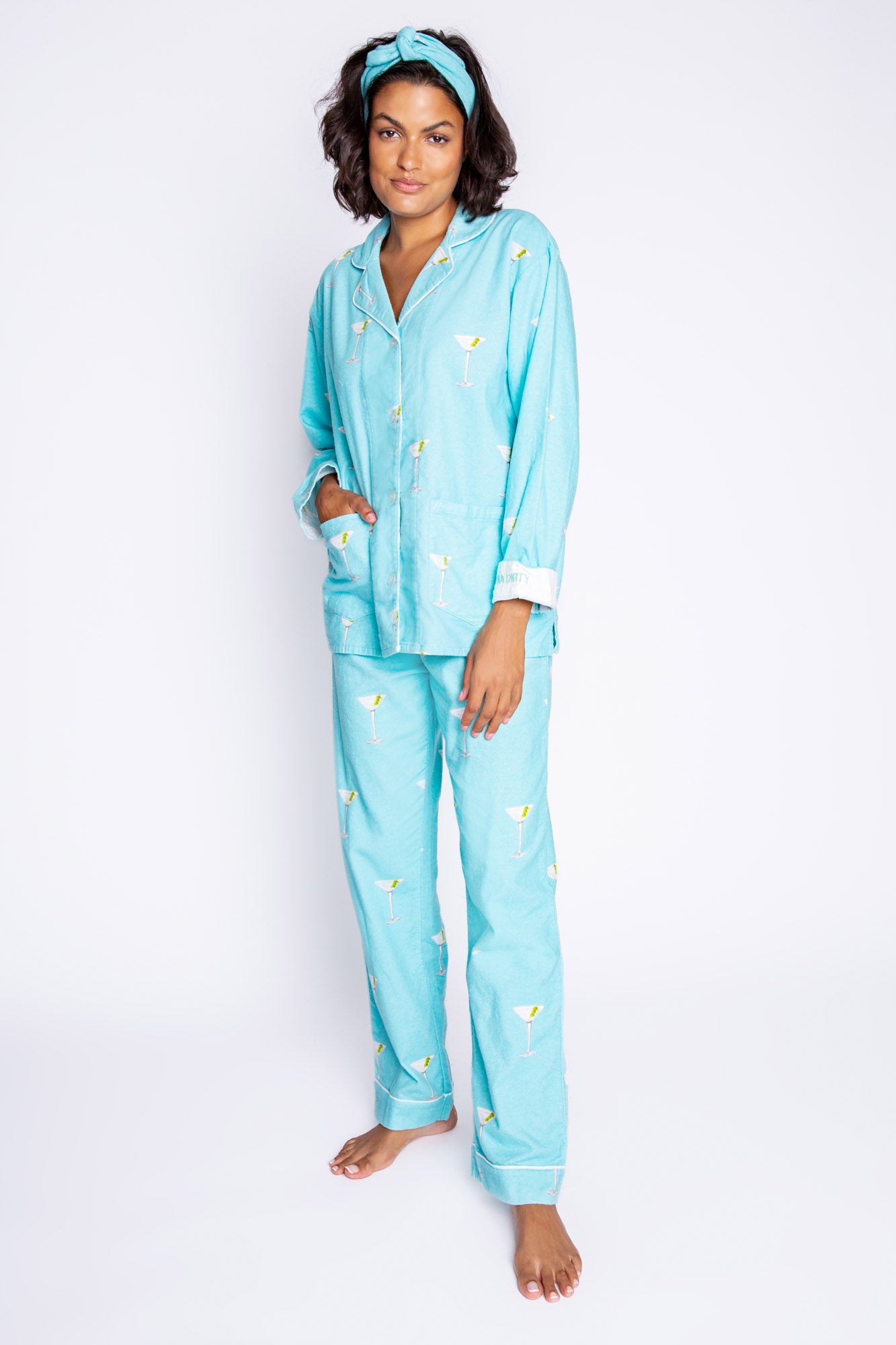 Martini Flannel PJ Set