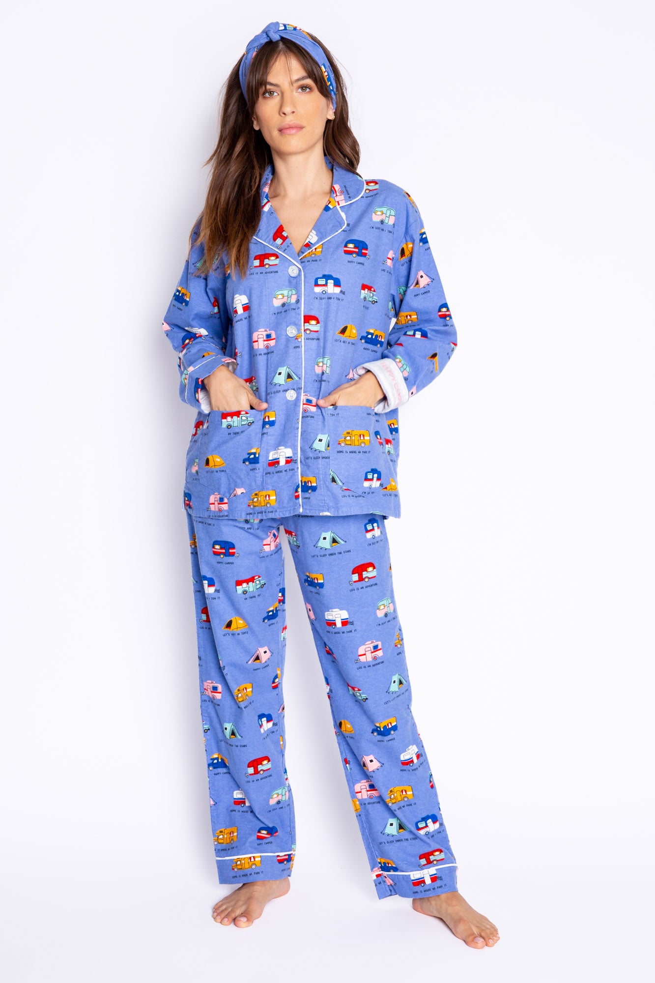 Camper Flannel PJ Set