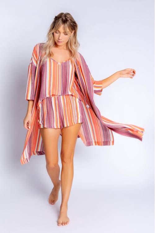 Metal Slow Jams Multi Stripe Cardi