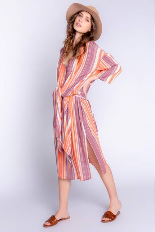 Metal Slow Jams Multi Stripe Cardi