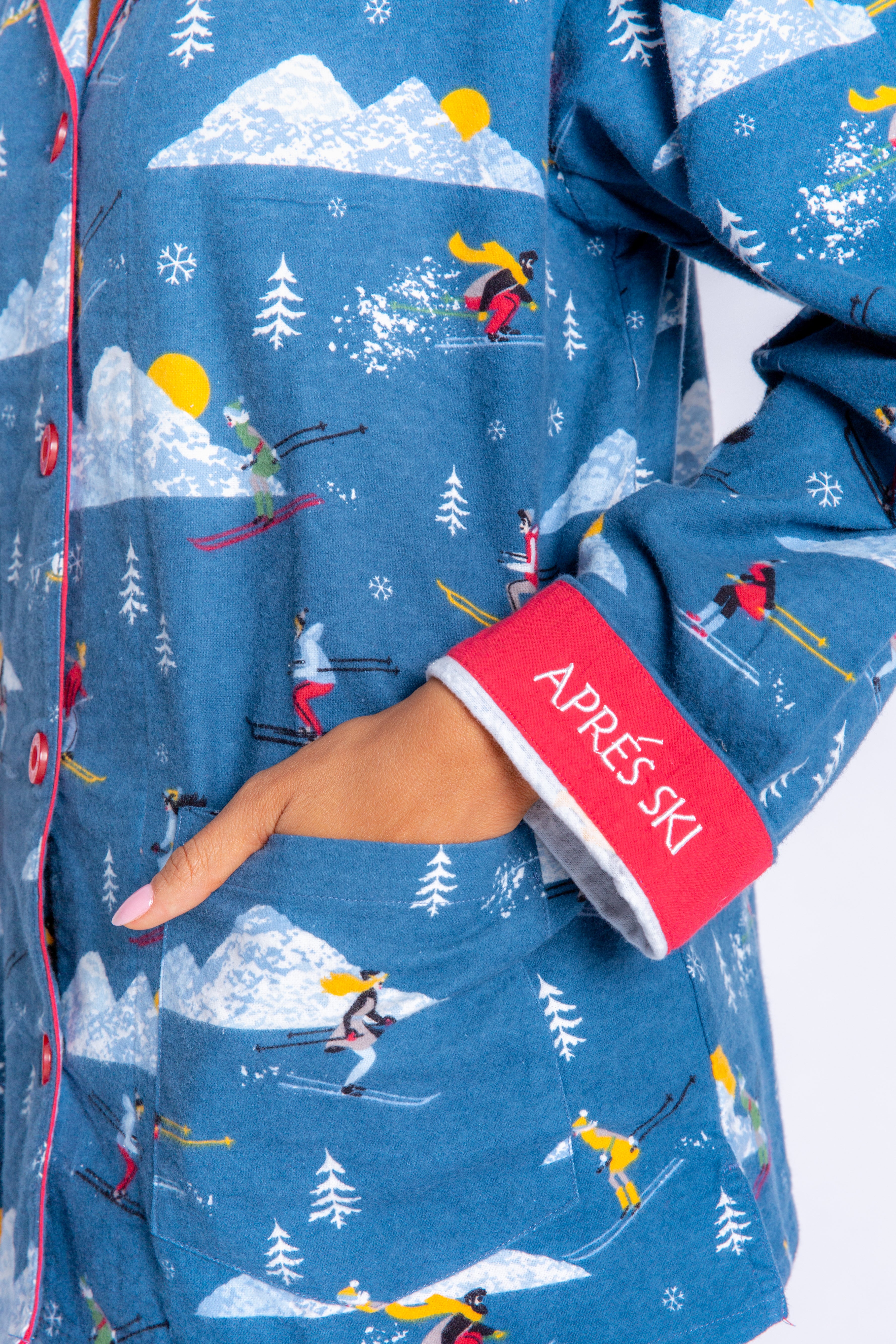 Ski-Winter Flannel PJ Set