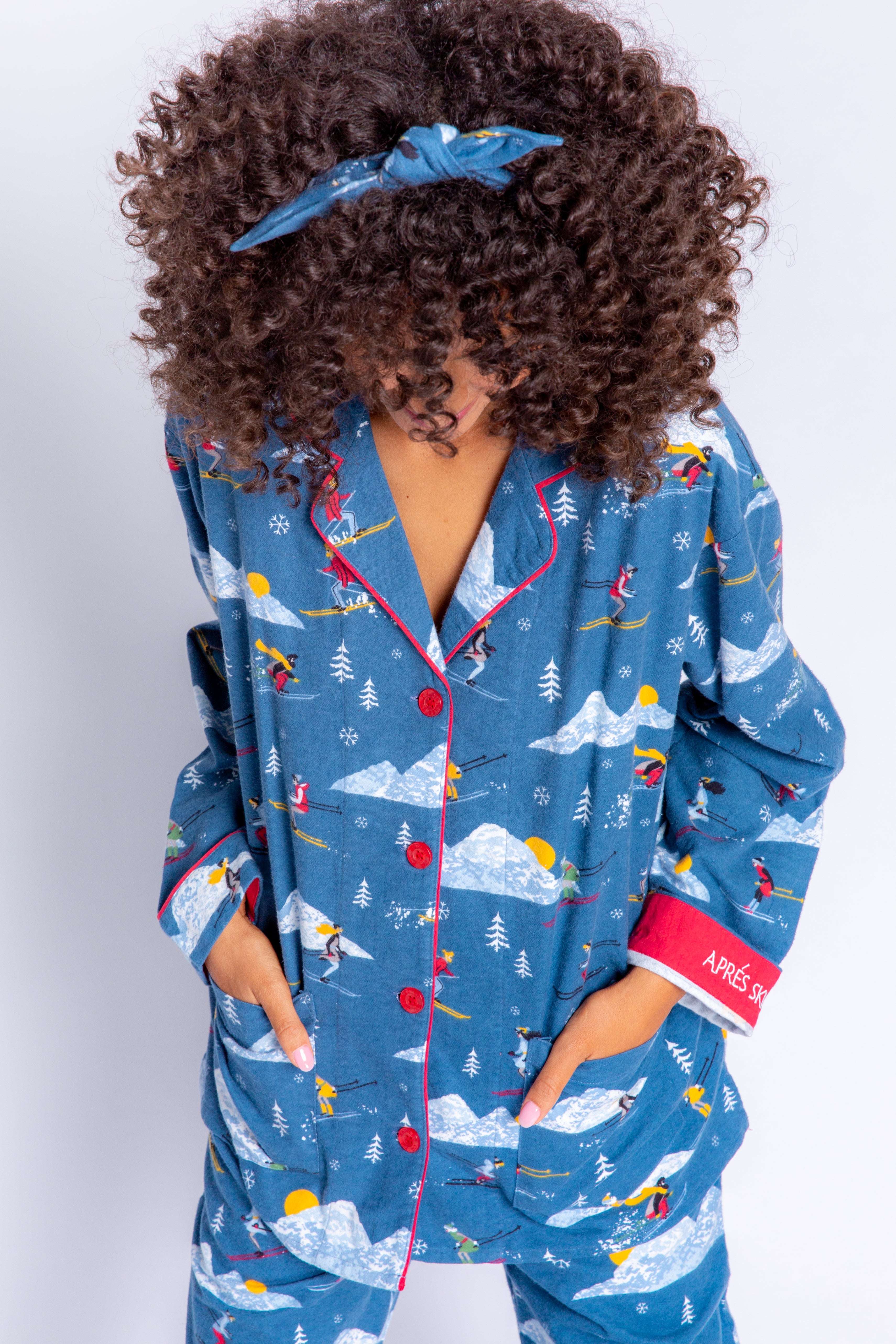 Ski-Winter Flannel PJ Set