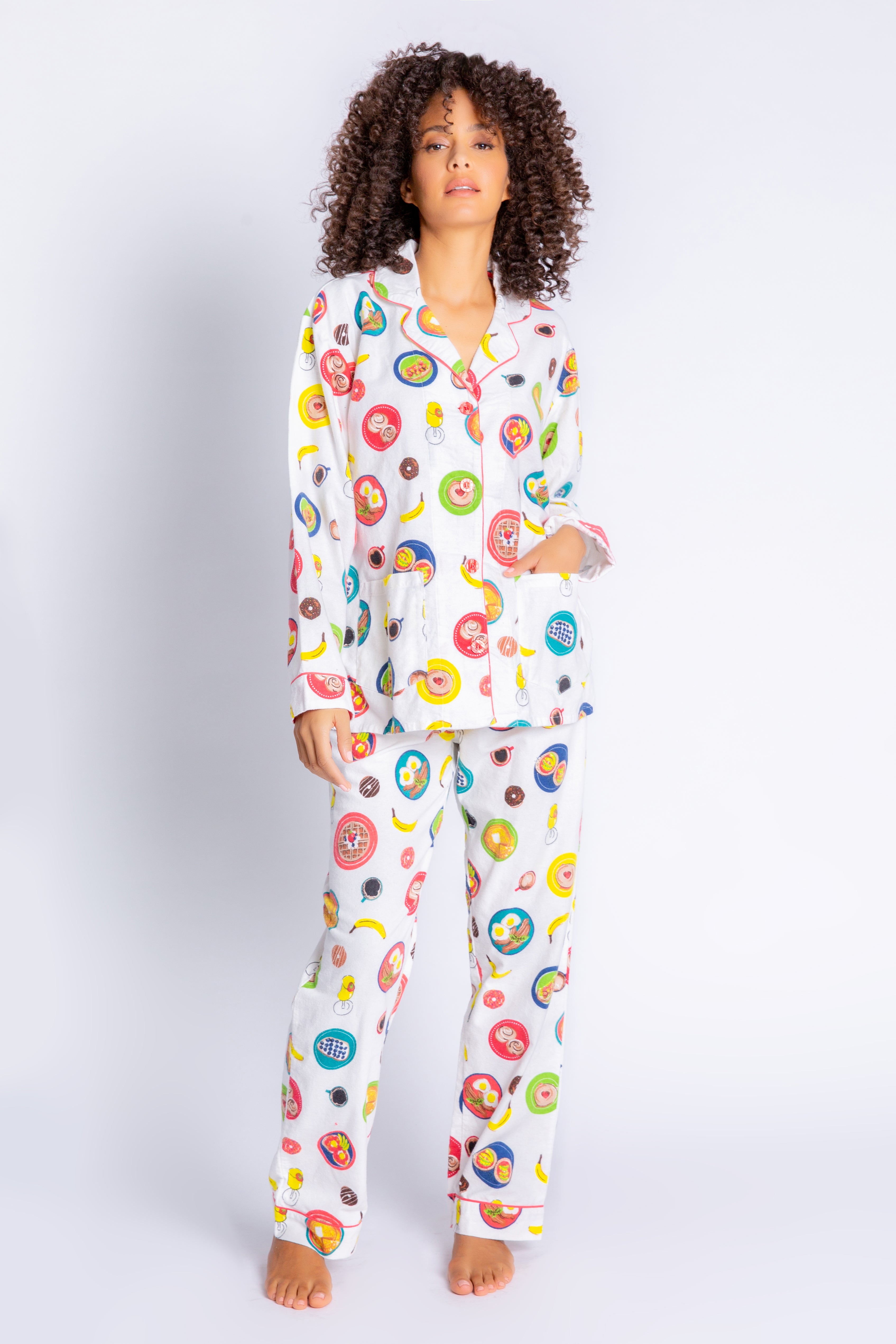 Brunch Flannel PJ Set