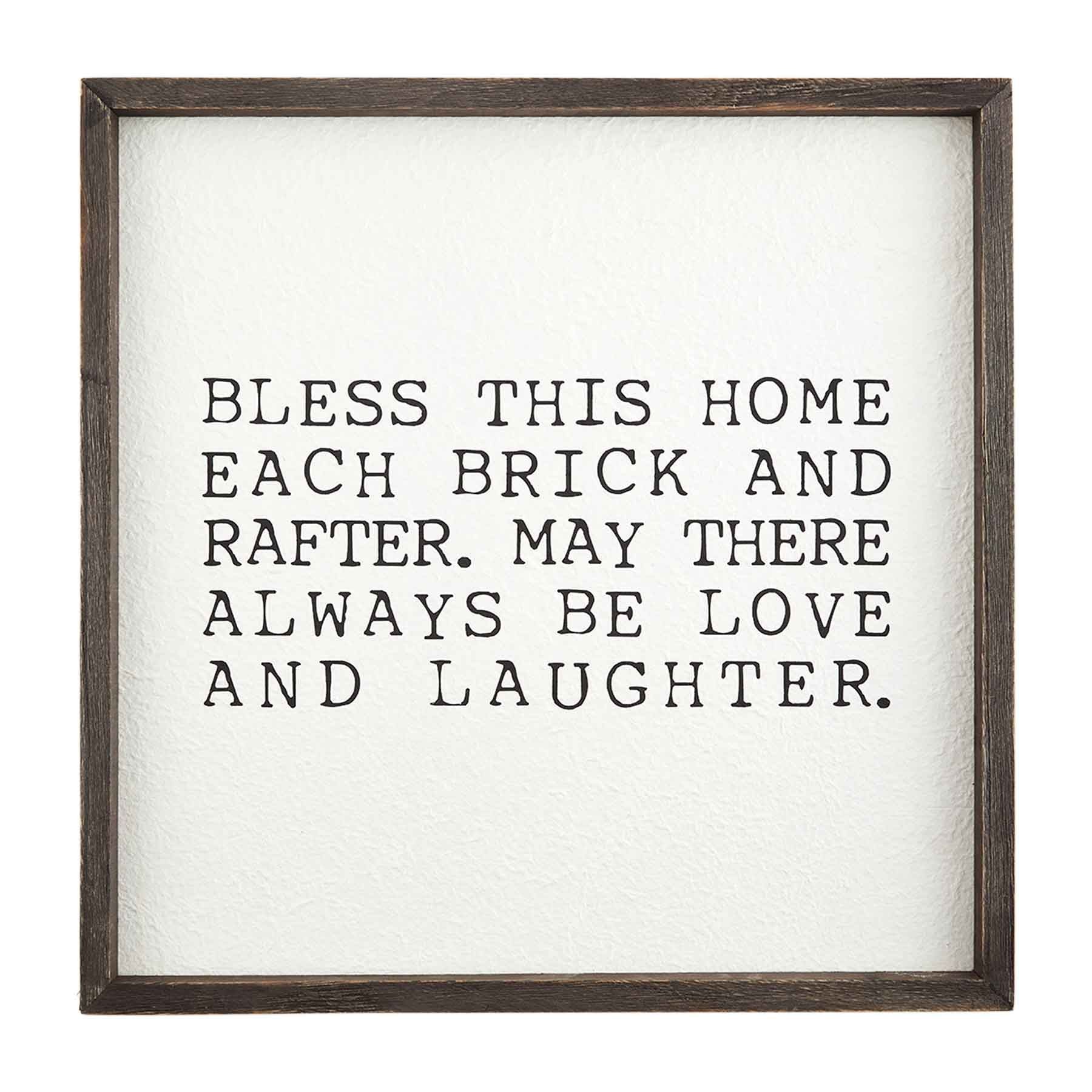 Bless This Home Plaque