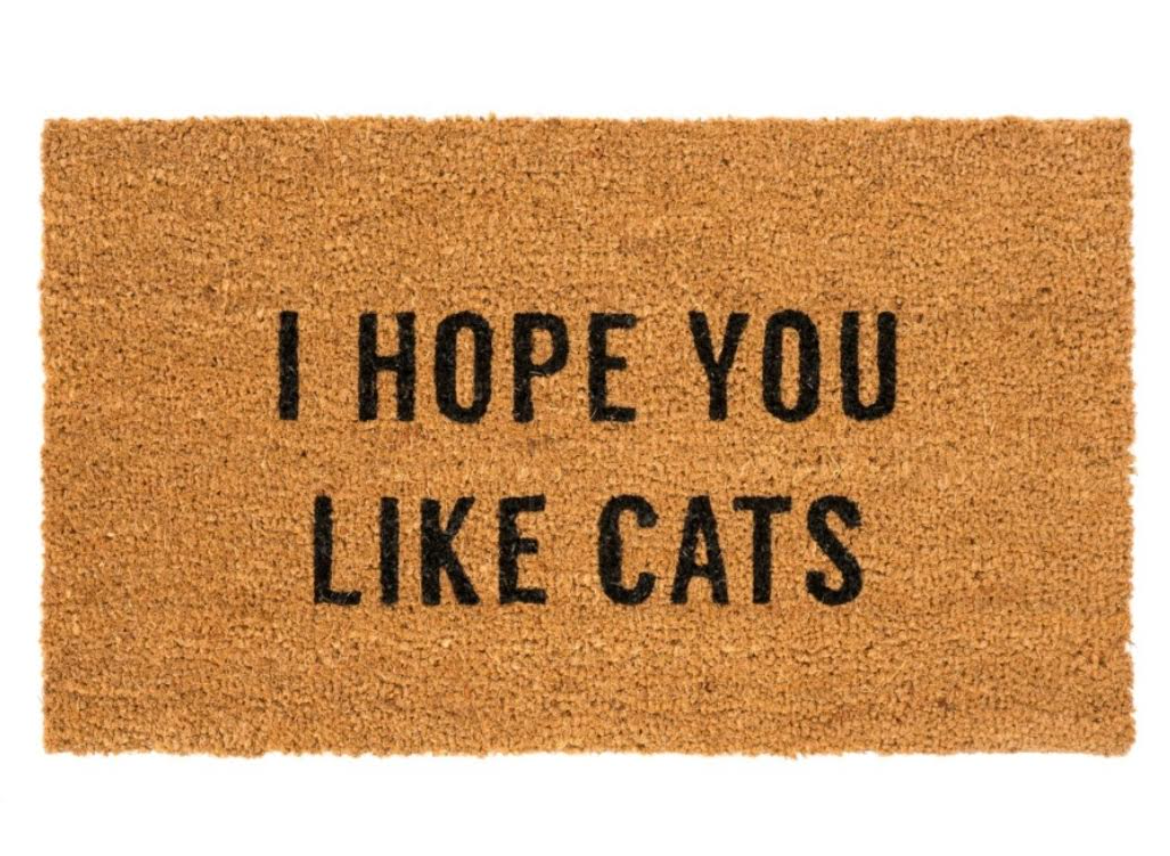 I HOPE YOU LIKE CATS - DOORMAT