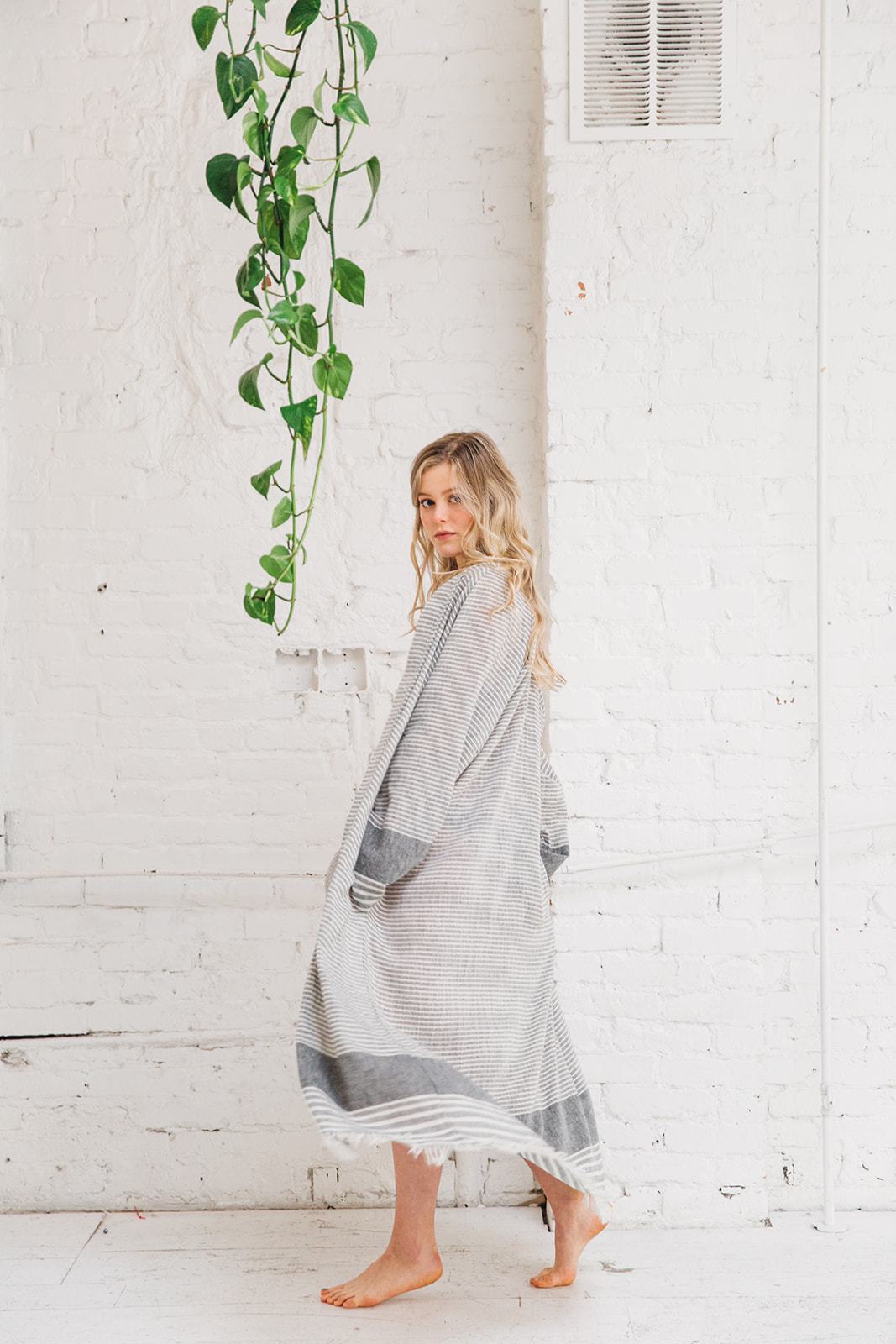 The Serene Kimono - Grey