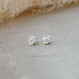 Tangle Studs-Silver
