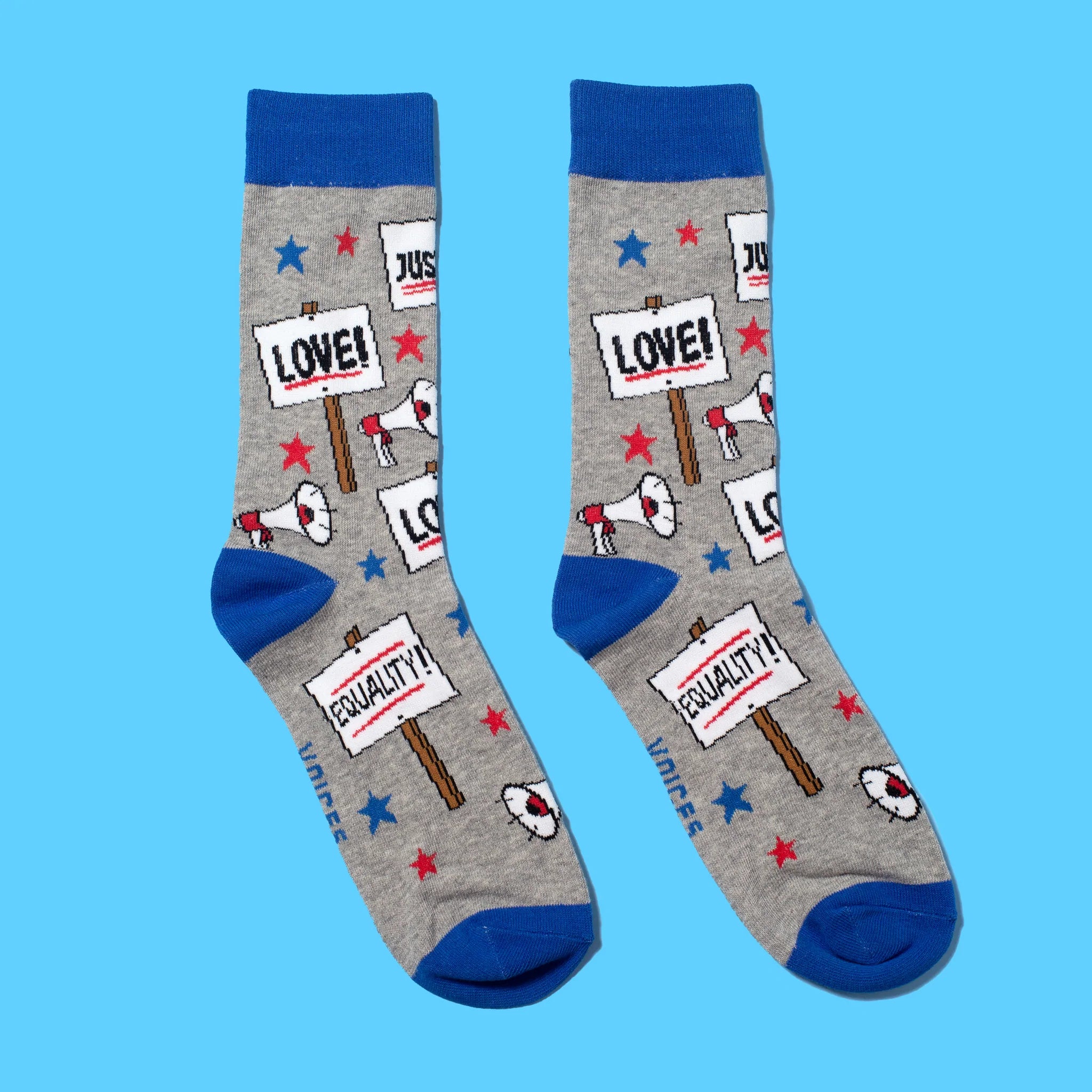 Justice, Love, Equality! Socks (Unisex)
